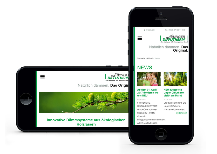 Webseite responsive Webdesign erstellt von Digital Connect aus Chemnitz