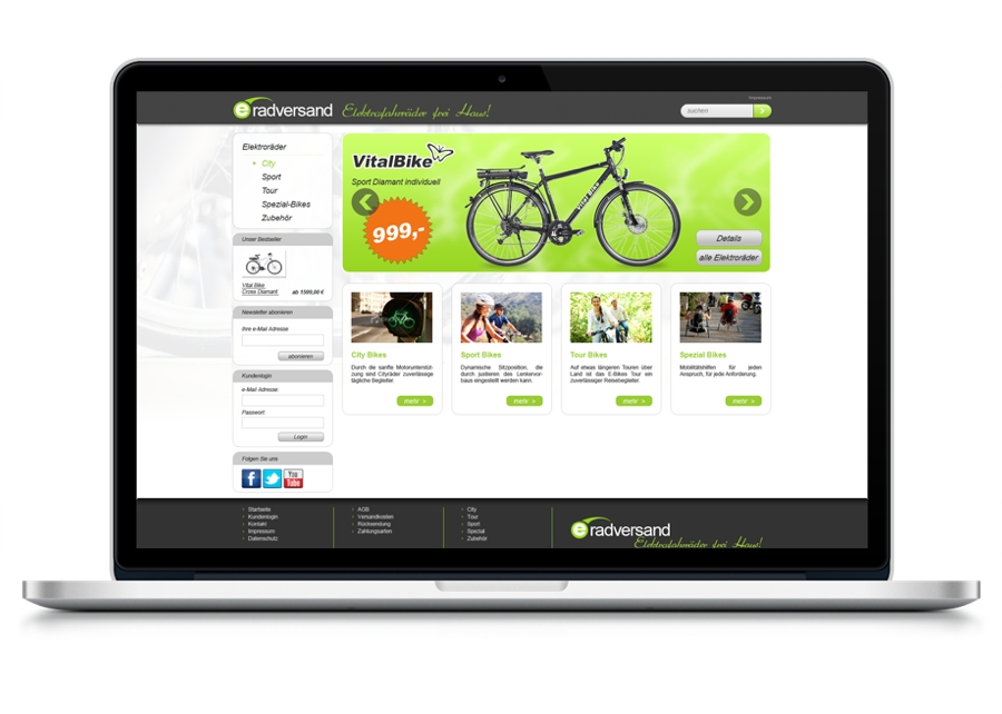 E-Bike Onlineshop