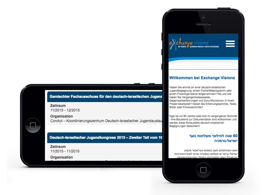 Webseite mobile Anpassung erstellt von Digital Connect aus Chemnitz