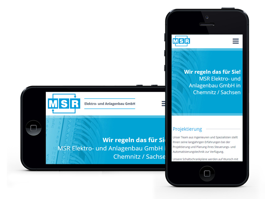 Webseite responsive Design erstellt von Digital Connect aus Chemnitz