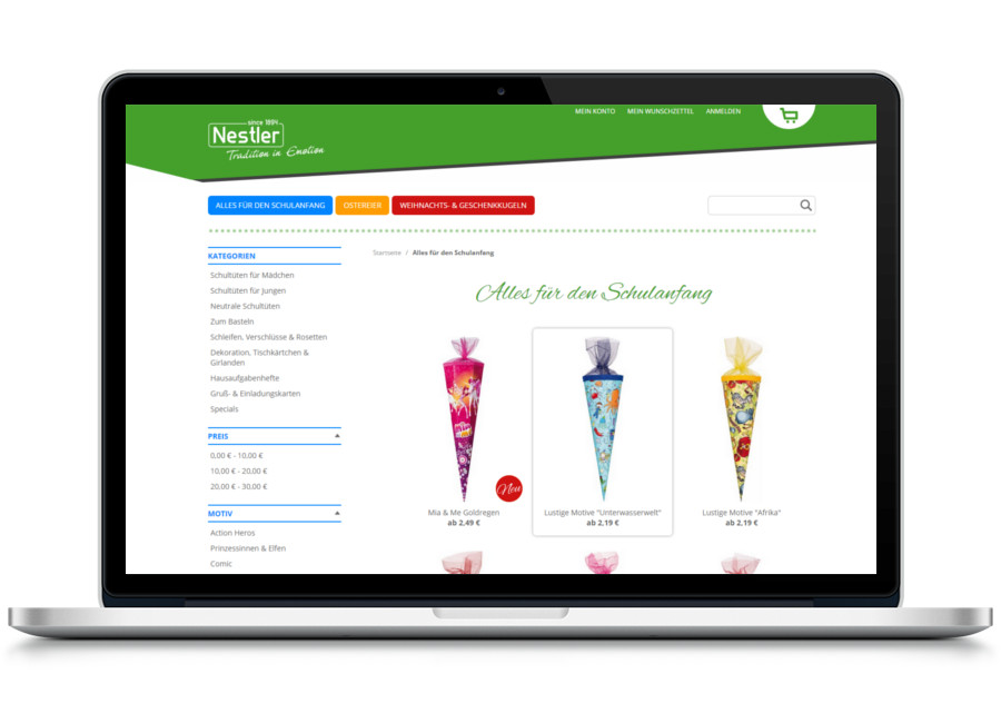 Nestler Onlineshop