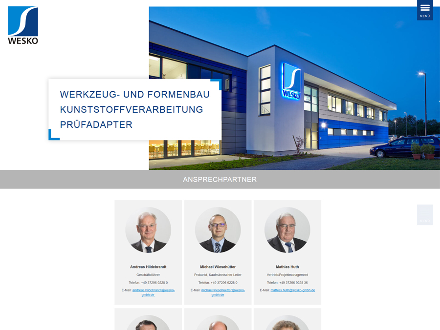 WESKO GmbH Webseite