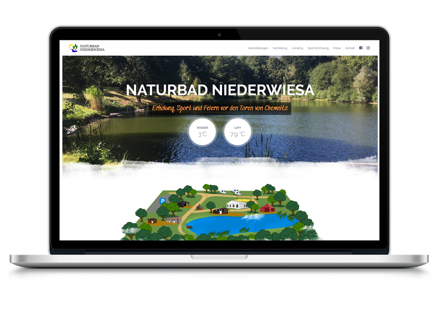 Webseite Naturbad