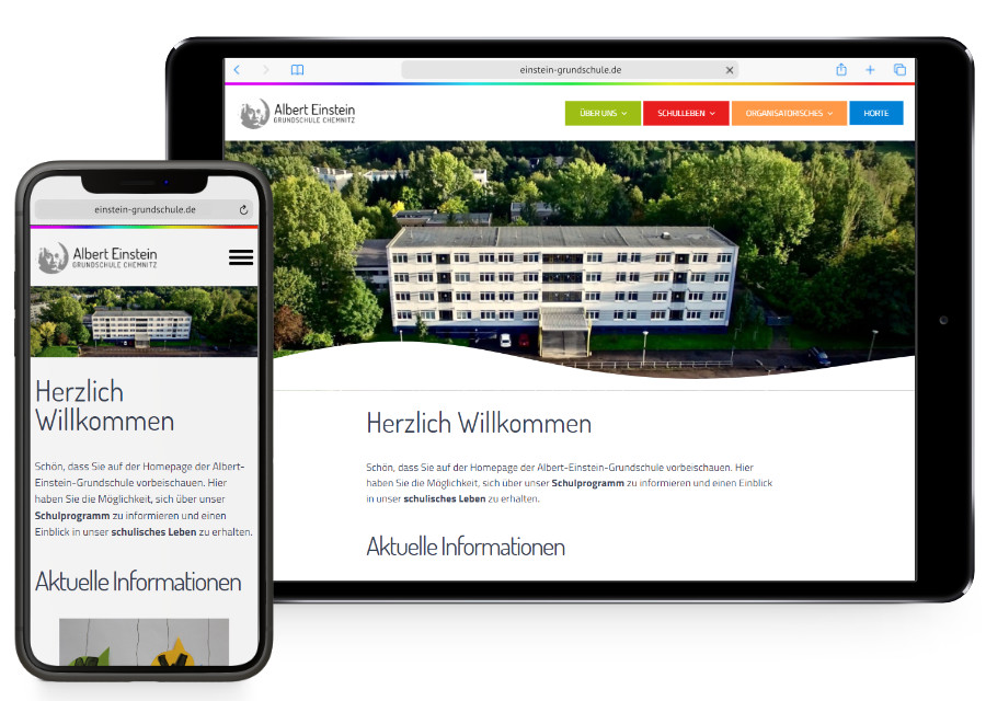 Einstein Grundschule Webseite