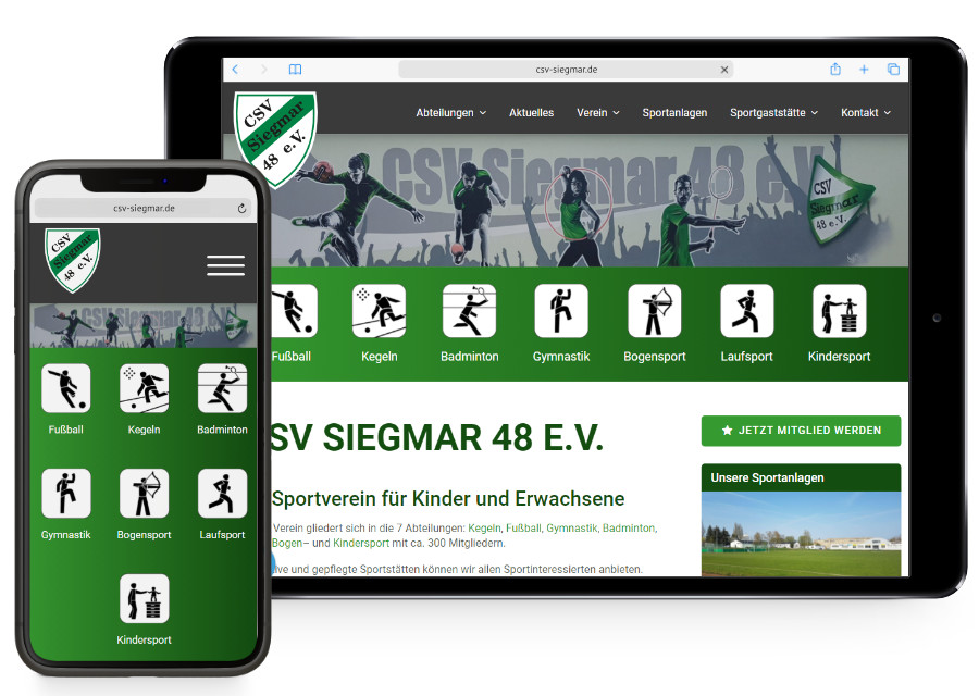 CSV Siegmar Webseite