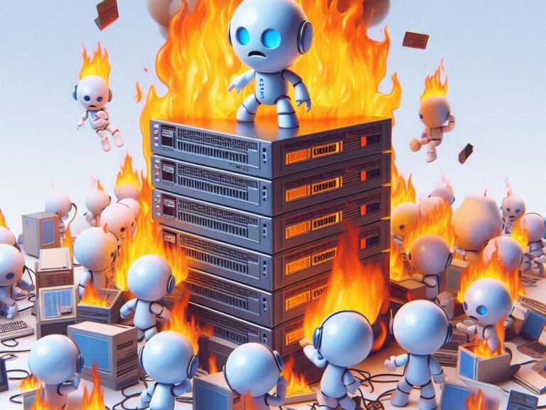 Server brennt nach Bot-Angriff